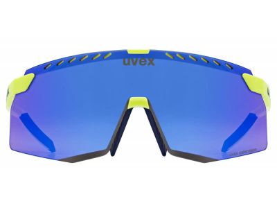 uvex Pace Stage CV Brille, yellow matt/mirror blue