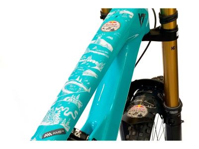 All Mountain Style Frame Guard Extra ochranné polepy na rám, RedBull/hardline/white