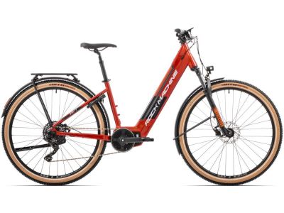 Bicicleta electrică Rock Machine Storm e90-29 Easy Entry Touring, portocaliu metalic/argintiu