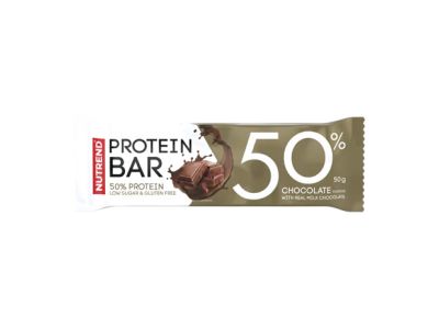 NUTREND 50% PROTEIN BAR energetická tyčinka, 50 g, čokoláda