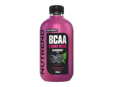 NUTREND BCAA ENERGY energetický nápoj, 330 ml, blackberry