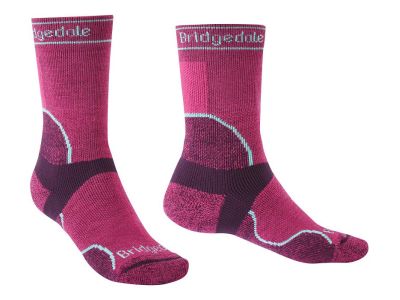 Bridgedale TRAIL RUN MW T2 dámské ponožky, berry