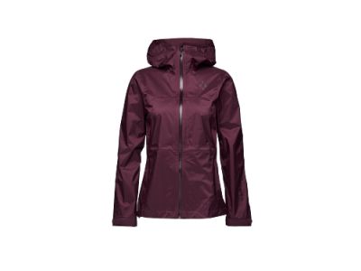 Black Diamond Treeline Rain Shell Women&#39;s Jacket, Blackberry