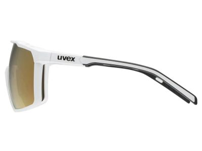 Okulary uvex MTN Perform S, biały mat/lustrzane złoto