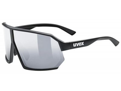 uvex Sportstyle 237 glasses, black matt/mirror silver