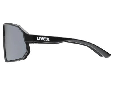 Okulary uvex Sportstyle 237, black matt/lustrzane srebro