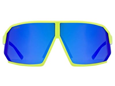 uvex Sportstyle 237 szemüveg, sárga kék matt/tükörkék