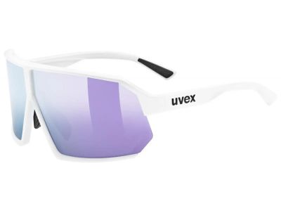 Brille uvex Sportstyle 237, weiß matt/spiegel lavendel