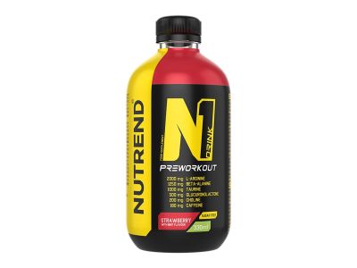 NUTREND N1 DRINK energy drink, 330 ml, strawberry+mint