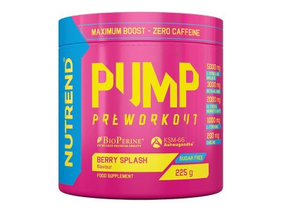 NUTREND PUMP dietary supplement, 225 g, berry splash