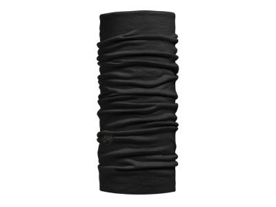 BUFF MERINO LIGHTWEIGHT neckerchief, solid black