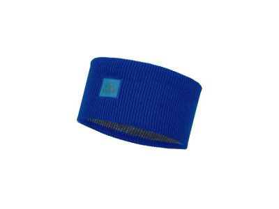 BUFF CROSSKNIT headband, solid azure blue