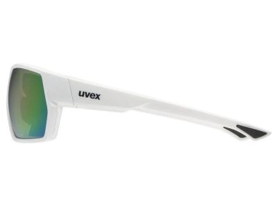 Okulary uvex Sportstyle 238, biały mat/lustro różowy