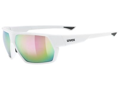 uvex Sportstyle 238 glasses, White Matt/Mirror Pink