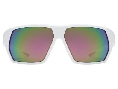 uvex Sportstyle 238 okuliare, White Matt/Mirror Pink