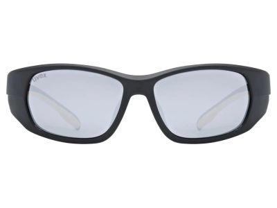 Okulary uvex Sportstyle 514, black matt/lustro srebrne