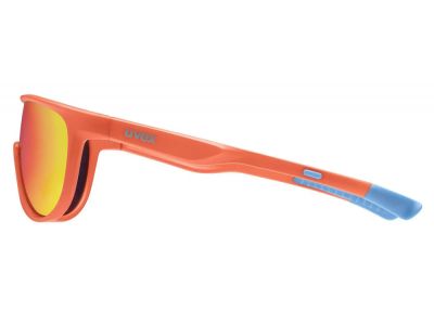 Okulary dziecięce uvex Sportstyle 515, pomarańczowe matowe/lustro pomarańczowe