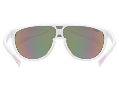 uvex Sportstyle 515 Kinderbrille, weiß matt/spiegelrosa