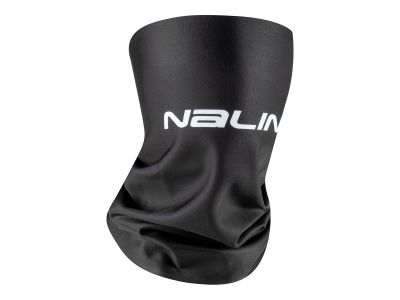 Nalini Logo Collar warm scarf, black