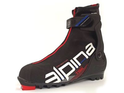 alpina TSK boty na běžky, černá/bílá/červená