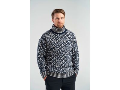 Sweter Devold SVALBARD WOOL, Night/Offwhite