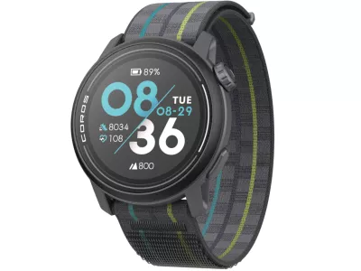 COROS Pace 3 GPS watch, nylon/black