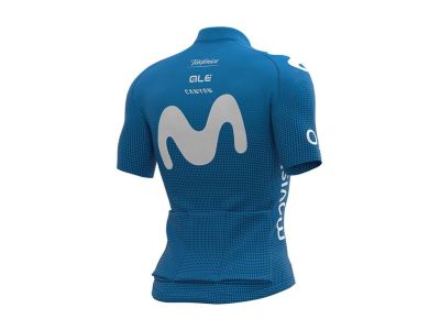 Koszulka rowerowa ALÉ PRR Carbon Movistar, niebieska