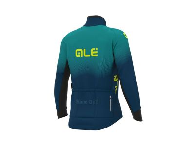 ALÉ PRR Carbon jacket, turquoise/fluo yellow