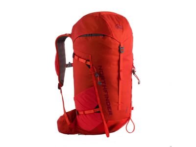Plecak Northfinder ANNAPURNA2 30, 30 l, czerwono-pomarańczowy