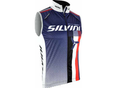 SILVINI Team men&#39;s blue vest