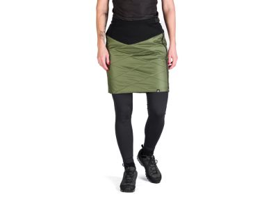Northfinder BELINDA dámska zateplená sukňa, blackdarkgreen