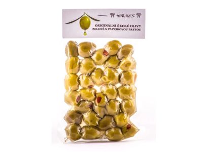 NUTREND DH zelené olivy s papričkou, 150 g