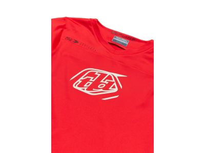 Troy Lee Designs Skyline Chill Kultowa koszulka rowerowa w ognistej czerwieni