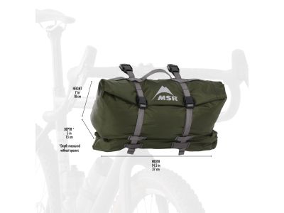 MSR HUBBA HUBBA Bikepack 2 sátor, zöld