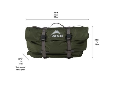 MSR HUBBA HUBBA Bikepack 2 sátor, zöld