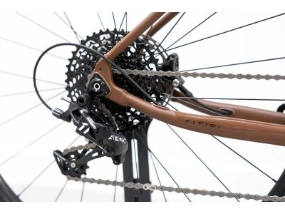 Bicicletă Titici ALL-IN 28, chocolate/black matt