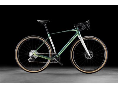 Bicicletă TITICI RELLI 28, iride green/metallic white