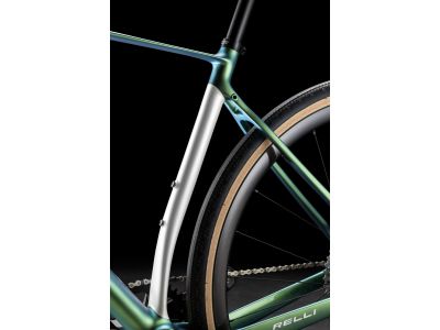 Titici RELLI 28 rower, iride green/metallic white