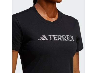adidas TERREX LOGO Damen T-Shirt, schwarz