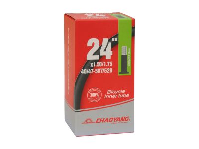 Chaoyang 24x1.50-1.75&amp;quot; tube, schrader 33 mm