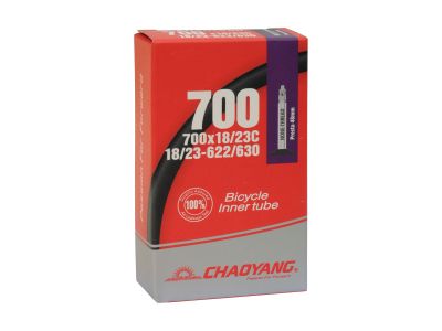 Chaoyang 700x18-23C tube, ball valve 48 mm