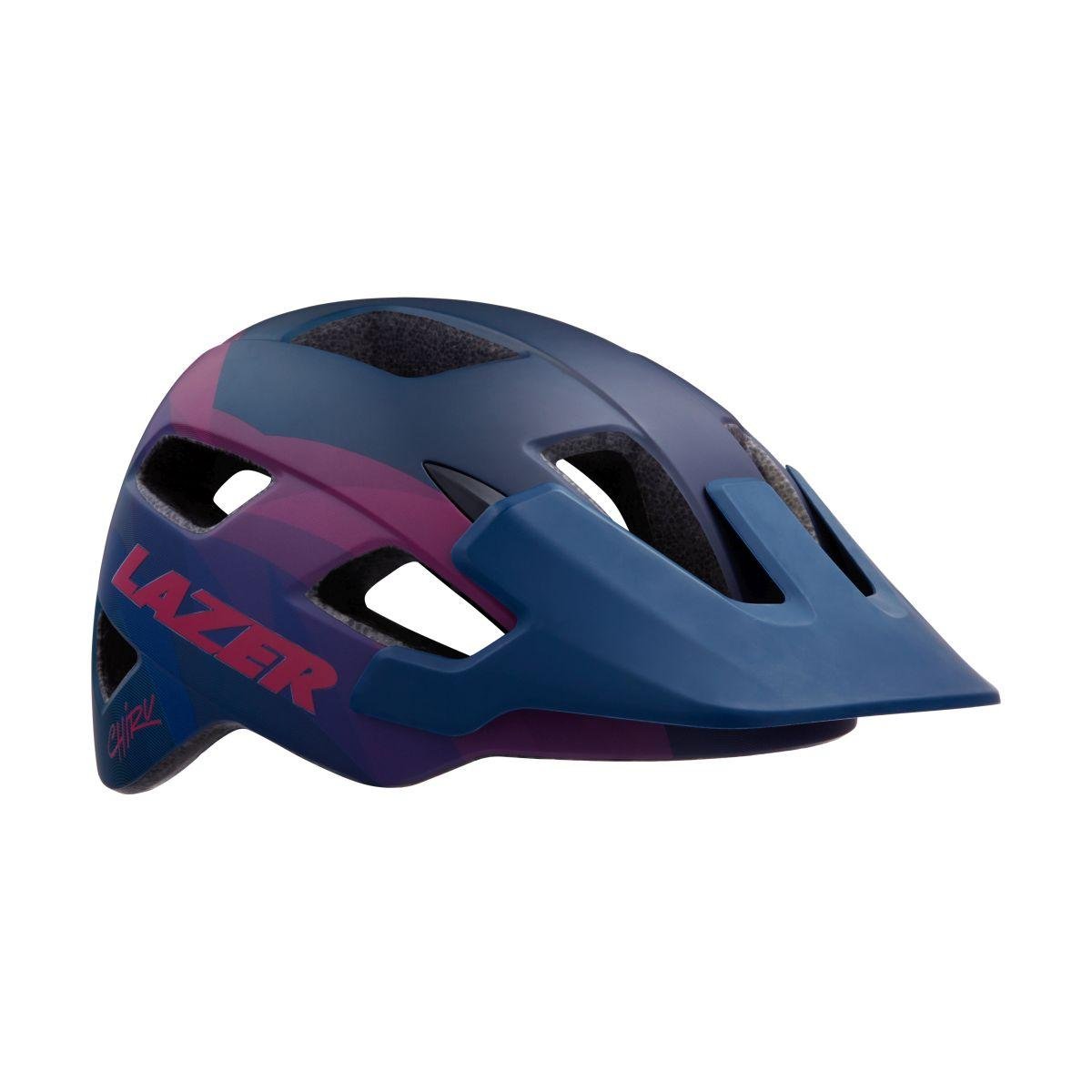 Lazer CHIRU helmet, blue matte/pink
