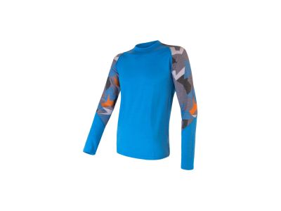Sensor MERINO IMPRESS T-Shirt, blau