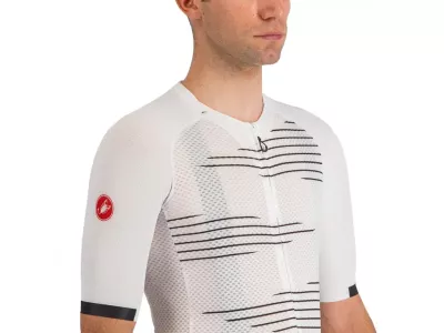 Koszulka rowerowa Castelli CLIMBER&#39;S 4.0, biała