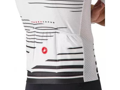 Koszulka rowerowa Castelli CLIMBER&#39;S 4.0, biała