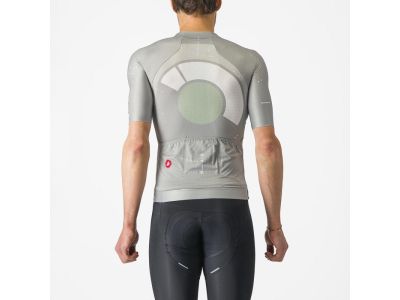 Koszulka rowerowa Castelli RA/D, mieszanka szara