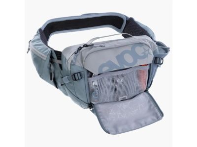 EVOC Hip Pack Pro cooler, 3 l + drinking satchet 1.5 l, steel/stone
