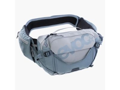 EVOC Hip Pack Pro cooler, 3 l + drinking satchet 1.5 l, steel/stone