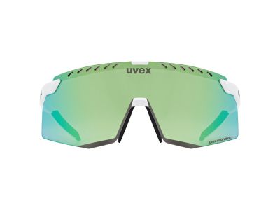 Okulary uvex Pace stage CV, biały mat/zielony