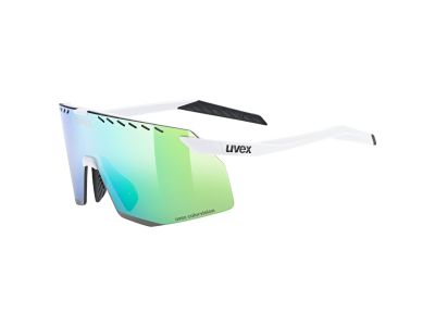 Okulary uvex Pace stage CV, biały mat/zielony
